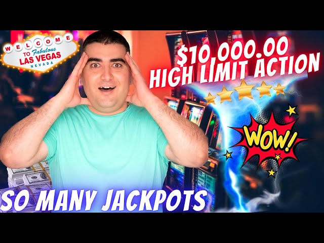 $10,000 On High Limit Slot Machines With HUGE WINS & HANDPAY JACKPOTS | The Power Of NG Slot