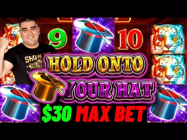 High Limit Hold Onto Your Hat Slot Machine $30 Max Bet Bonus – Amazing Session | SE-4 | EP-22