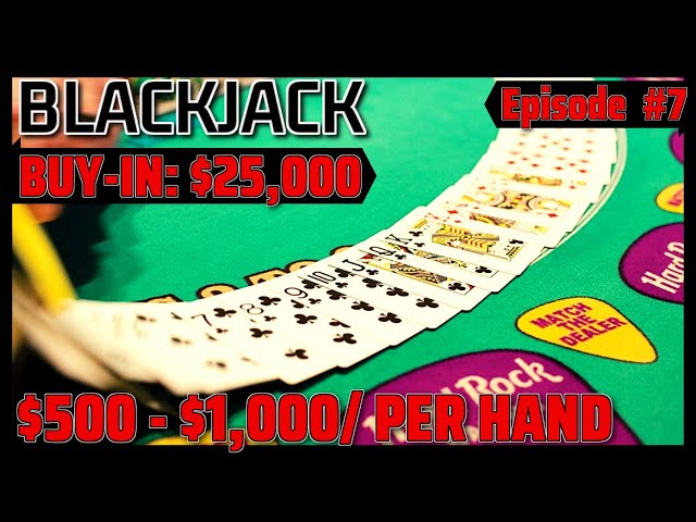BLACKJACK EPISODE #7 $25K BUY-IN SESSION $500 – $1000 Per Hand Lots of DOUBLES at Tampa Hard Rock