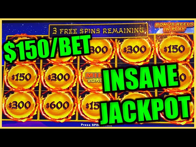 HIGH LIMIT Dragon Cash Link HANDPAY JACKPOT $150 Bonus Round Autumn Moon Slot Machine Casino