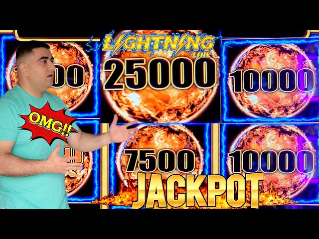 Tiki Fire LIGHTNING LINK Slot Machine HANDPAY JACKPOT | Live Slot Play In Las Vegas At The Cosmo !