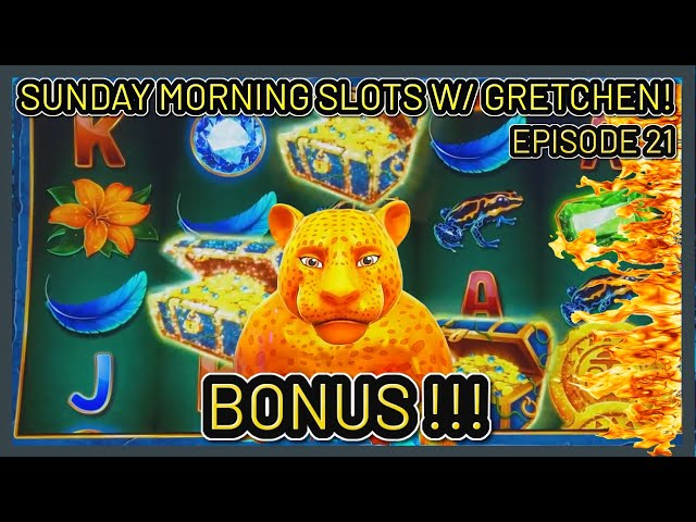 Ultra Hot Mega Link Amazon Slot Machine $10 Bonus SUNDAY MORNING SLOTS WITH GRETCHEN EPISODE #21