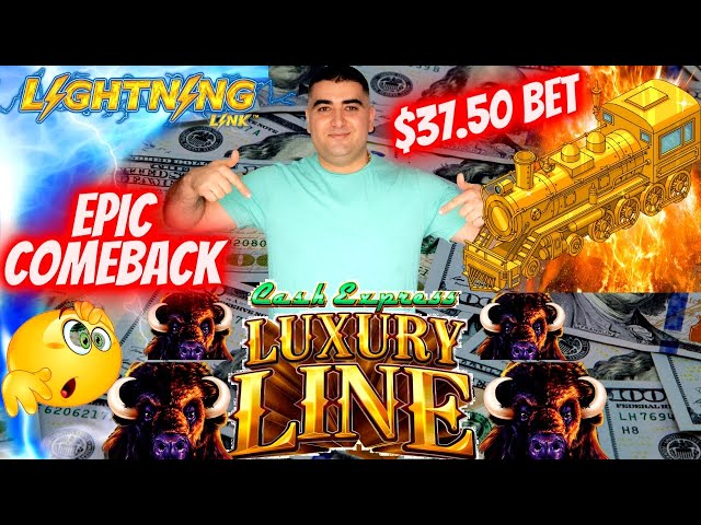 High Limit Lightning Link Slot BIG WIN & Epic Come Back | New LUXURY Line Slot $25 Max Bet Bonus
