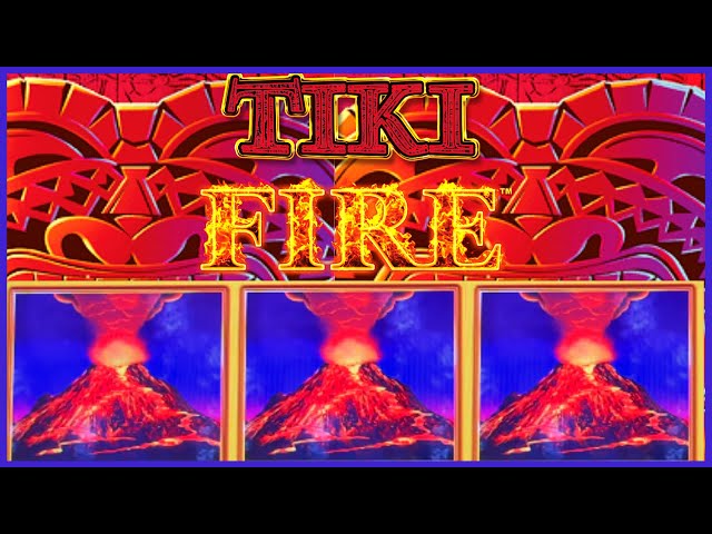 HIGH LIMIT Lightning Link Tiki Fire Nice Bonus Round Slot Machine Casino