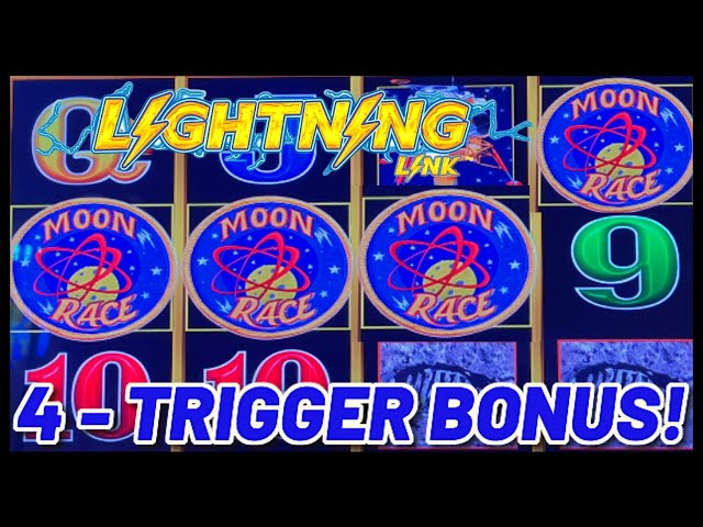 HIGH LIMIT Lightning Link BEST BET HANDPAY JACKPOT (2) $50 Bonus Round Slot Machine Casino Moon Race