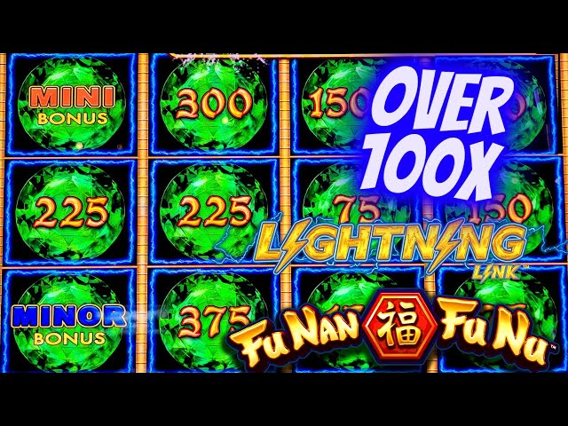 Over 100x Big Win On Lightning Link Slot Machine ! Live Slot Play At Casino