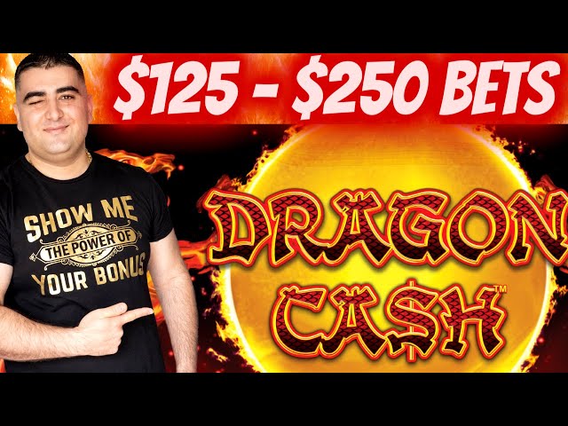 $125-$250 A Spins High Limit Dragon Link | Playing Big Money In Vegas For Huge Win$