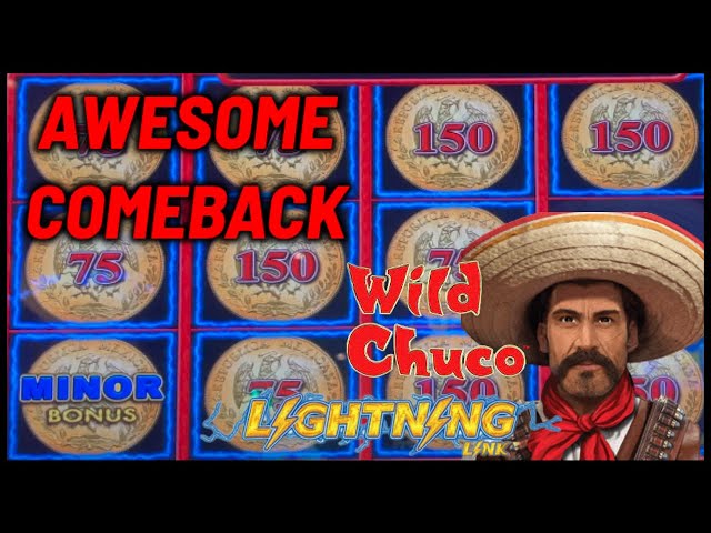 NICE COMEBACK on HIGH LIMIT Lightning Link Wild Chuco $25 MAX BET Bonus Round Slot Machine Casino