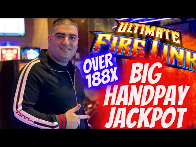 Over 188X Big HANDPAY JACKPOT On Ultimate Fire Link Slot ! Las Vegas Casino JACKPOT