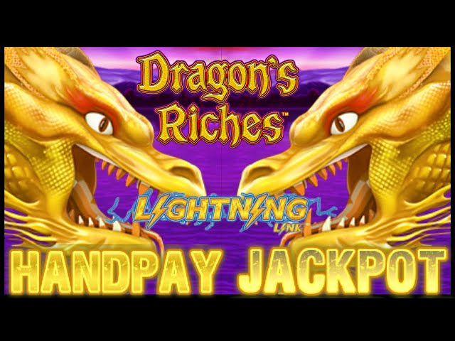 HANDPAY JACKPOT HIGH LIMIT Lightning Link Dragon’s Riches $25 Bonus Round Liberty Link Slot Machine