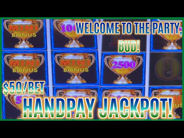 HANDPAY JACKPOT on HIGH LIMIT Lightning Link Best Bet $50 Bonus Round Slot Machine Casino