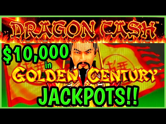 HIGH LIMIT Dragon Cash Link Golden Century MASSIVE HANDPAY JACKPOT ~ $50 Bonus Round Slot Machine