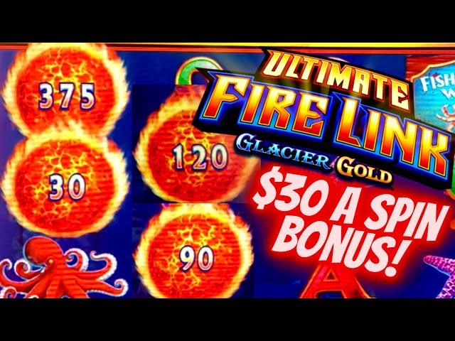High Limit ULTIMATE Fire Link Slot Machine $30 Bet Bonus | Deep Sea Magic Slot | SE-10 | EP-1