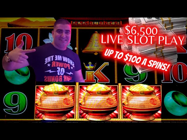 Up TO $100 A Spins ! $6,500.00 Live Slot Play On High Limit Slot Machines | SE-10 | EP-9
