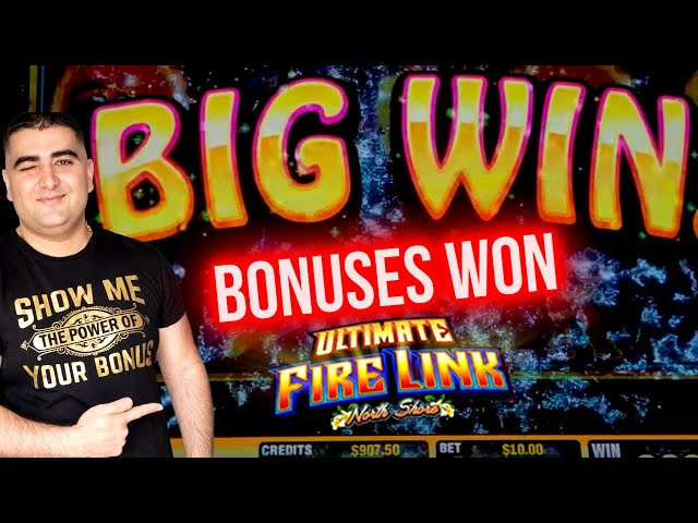 Bonuses & Nice Wins On ULTIMATE FIRE Link Slot | $1,000 Challenge To Beat The Casino | EP-24