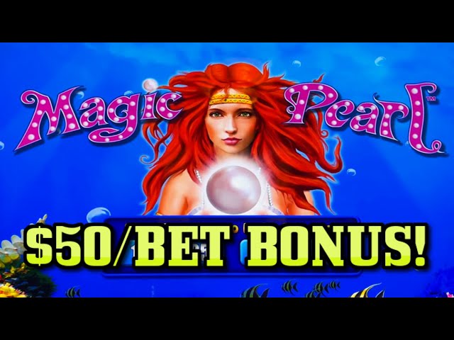 HIGH LIMIT Lightning Link Magic Pearl $50 Bonus Round Slot Machine Casino