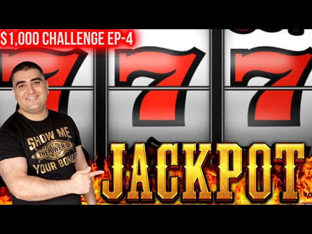 High Limit 3 Reel Slot HANDPAY JACKPOT | $1,000 Challenge EP-4