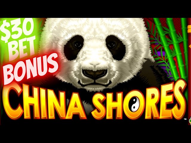 High Limit Konami CHINA SHORES Slot Machine $30 A Spins Bonus ! China Shores SE-11 | EP-5