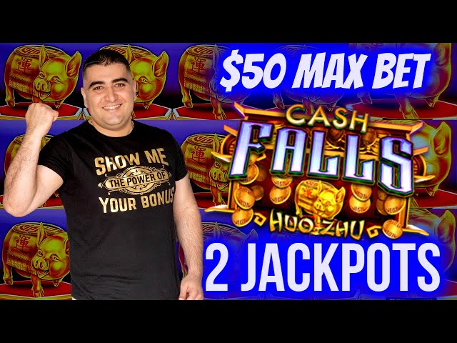 2 HANDPAY JACKPOTS & $50 Max Bet Bonuses On Slots ! Winning Big Money At Casino
