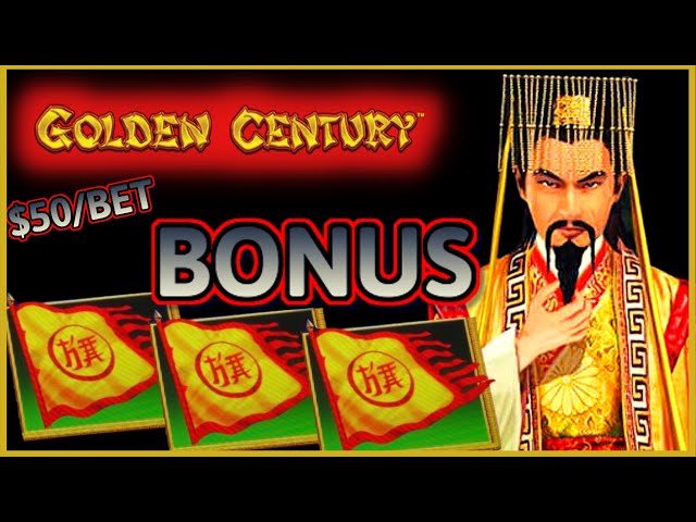 HIGH LIMIT Dragon Cash Link Golden Century ~ $50 Bonus Round Slot Machine Casino