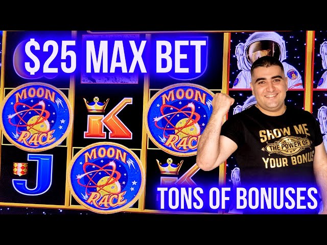 Tons Of Bonuses & Nice WIN$ On Moon Race Lightning Link Slot | Making Money At Casino | SE-12 | EP-6