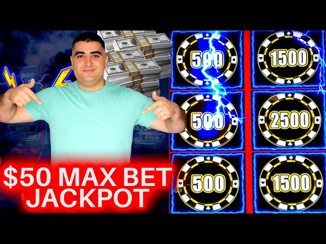 $50 Max Bet HANDPAY JACKPOT On High Limit Lightning Link | Las Vegas Casino JACKPOT