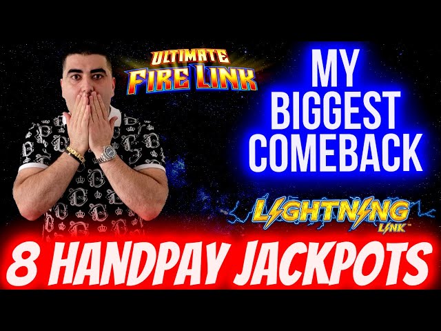 8 HANDPAY JACKPOTS On High Limit Slots | My BIGGEST COMEBACK Ever ! Winning Big Money On BLACK JACK