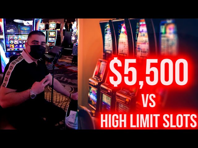 Let’s Gamble $5,500 In High Limit Room | Live Slot Play At Casino | SE-3 | EP-30