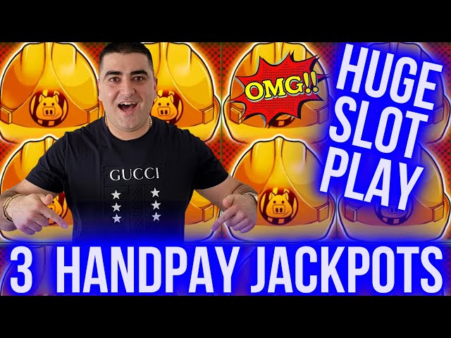 Up To $125 Bets & 3 HANDPAY JACKPOTS On High Limit Slots | Winning Jackpots At Casino | SE-3 | EP-11