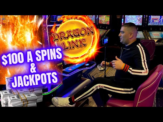 $100 A Spins & JACKPOTS On Dragon Cash Slot | Winning Money At Casino | SE-4 | EP-2