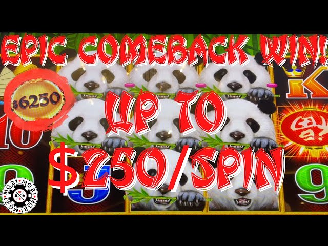 HIGH LIMIT Dragon Link Panda Magic (3) HANDPAY JACKPOTS ~ $125 Bonus Slot Machine HUGE COMEBACK WIN