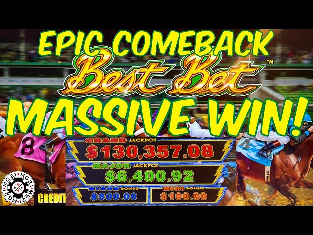 Lighting Link Best Bet MASSIVE HANDPAY JACKPOT HIGH LIMIT $50 Bonus Round Slot Machine EPIC COMEBACK