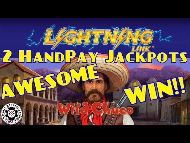 Lighting Link Wild Chuco (2) HANDPAY JACKPOTS ~ HIGH LIMIT (3) $25 Max Bet Bonus Rounds Slot Machine