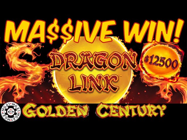 MASSIVE HANDPAY JACKPOT OVER $18,000 HIGH LIMIT Dragon Link Golden Century $250 Bonus Slot Machine