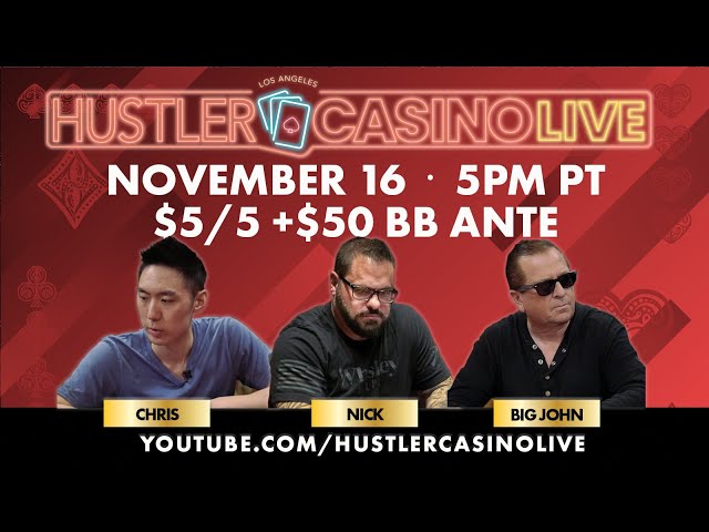 ACTION!!! $5/5/50 Ante Game w/ Luda Chris, Mike Nia, Nick Vertucci, Big John – Commentary by DGAF