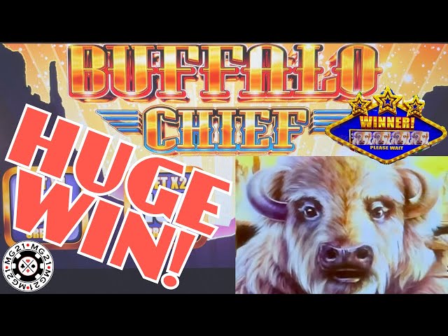 Buffalo Chief MASSIVE HANDPAY JACKPOT ~ HIGH LIMIT $36 Bonus Round Slot Machine Casino