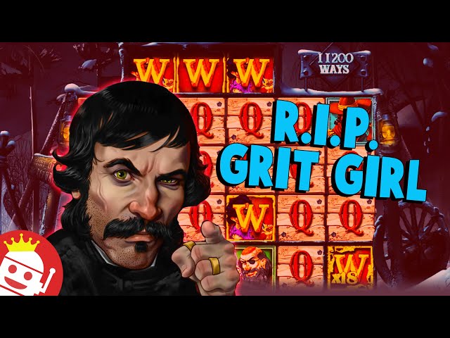 ANOTHER EPIC HIT ON THE NEW TRUE GRIT SLOT! CHECK IT OUT