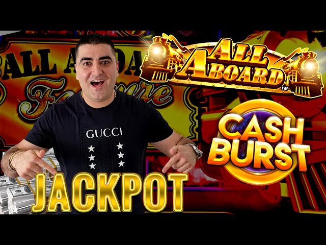 All Aboard Slot Machine HANDPAY JACKPOT | Slot Machine Max Bet Bonuses | SE-7 | EP-5