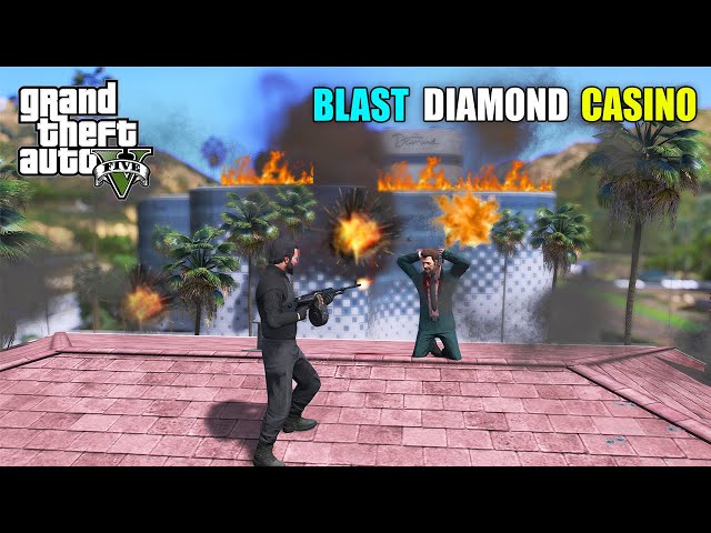 GTA 5 : MICHAEL KILLING DIAMOND CASINO OWNER & BLAST DIAMOND CASINO || BB GAMING