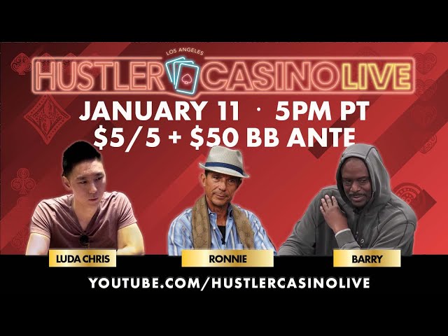 ACTION $5/5/50 ANTE GAME!!! Luda Chris, Ronnie, Barry, Mayhem, Josh – Commentary by Marc Goone