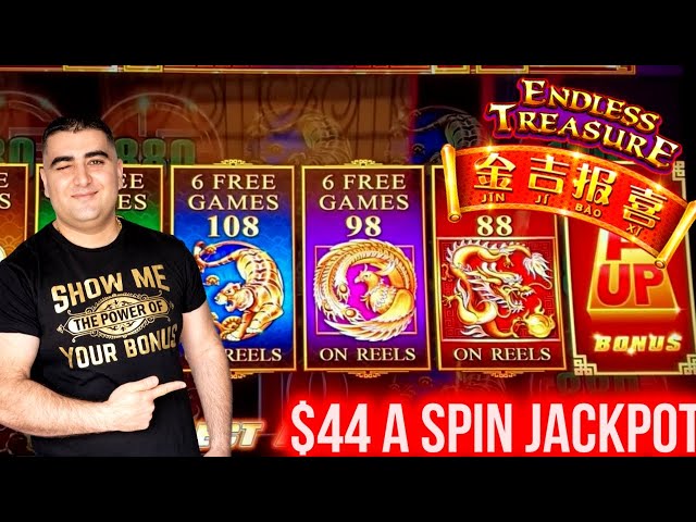High Limit Endless Treasure Slot HANDPAY JACKPOT ! Live Slot Play At Casino