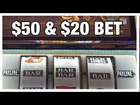 TRYING FOR A JACKPOT BIG BETS $50 & $20 AT CHOCTAW DURANT HIGH LIMIT ROOM