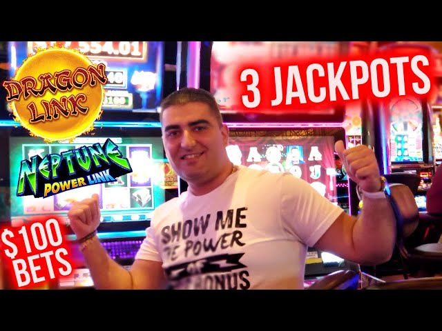 3 JACKPOTS On High Limit Slots – $100 Spin Bonus