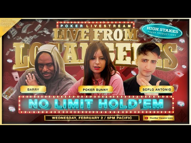 Poker Bunny & SoFlo Antonio Play $10/20/40 No Limit Hold’em – Commentary by Greg Potter & RaverPoker