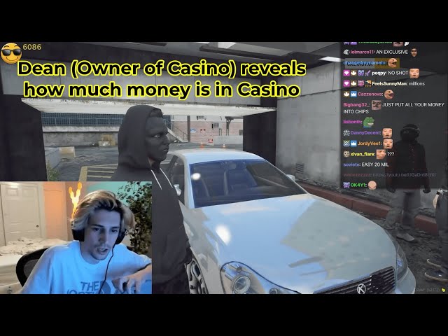 xQc react to Dean reveals how much money is in Casino Vault