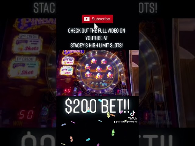 $200 BET! Old School PINBALL Slot Machine!