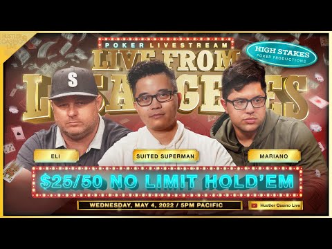 Mariano, Suited Superman, Vegas Vinh, Eli – $25/50/100 No Limit Hold’em – Commentary by DGAF