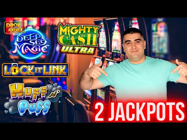 2 JACKPOTS On High Limit Slot Machines – Live Slot Play At Casino