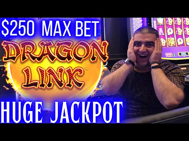 $250 Spin Dragon Link Slot Machine HUGE HANDPAY JACKPOT