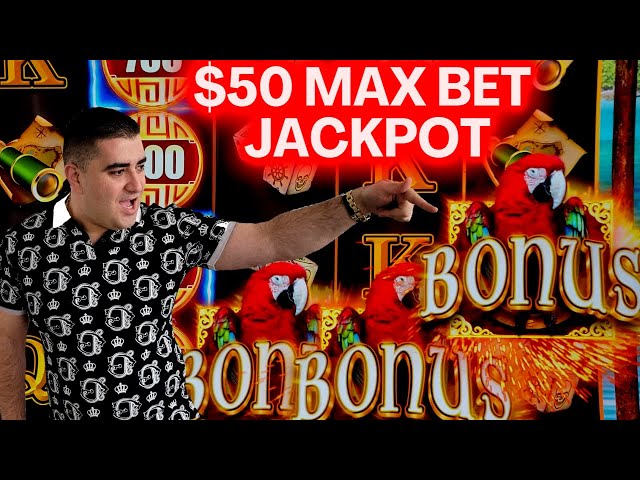$50 Max Bet JACKPOT On High Limit Cash Falls Slot – Winning Big Money At Casino